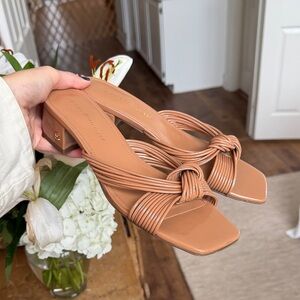 Tommy Hilfiger Tan Women's Heeled Sandals